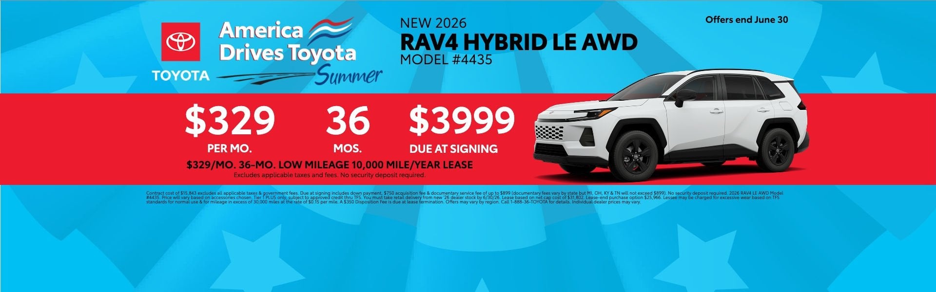 Toyota, RAV4, Lease